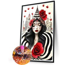 Load image into Gallery viewer, Ghost Woman 40*60CM(Canvas) Full Round Drill Diamond Painting
