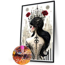 Load image into Gallery viewer, Ghost Woman 40*60CM(Canvas) Full Round Drill Diamond Painting
