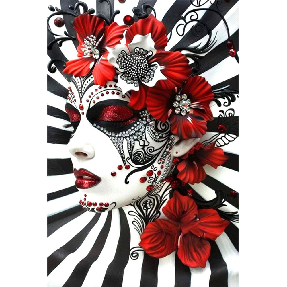 Ghost Woman 40*60CM(Canvas) Full Round Drill Diamond Painting