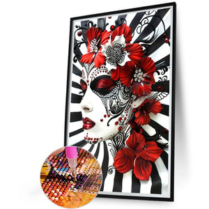 Ghost Woman 40*60CM(Canvas) Full Round Drill Diamond Painting