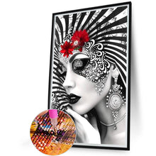Load image into Gallery viewer, Ghost Woman 40*60CM(Canvas) Full Round Drill Diamond Painting
