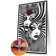 Load image into Gallery viewer, Ghost Woman 40*60CM(Canvas) Full Round Drill Diamond Painting
