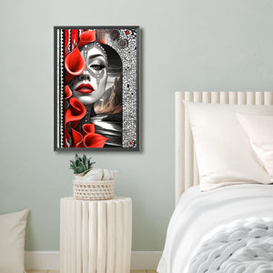 Ghost Woman 40*60CM(Canvas) Full Round Drill Diamond Painting