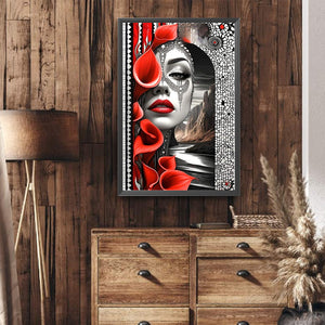 Ghost Woman 40*60CM(Canvas) Full Round Drill Diamond Painting