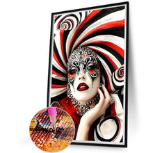 Load image into Gallery viewer, Ghost Woman 40*60CM(Canvas) Full Round Drill Diamond Painting
