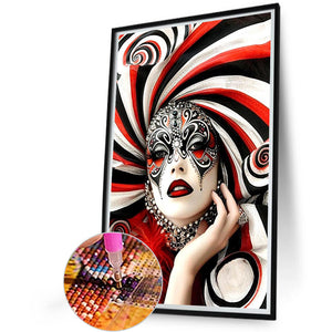 Ghost Woman 40*60CM(Canvas) Full Round Drill Diamond Painting