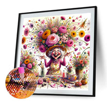 Load image into Gallery viewer, Happy People And Flowers 40*40CM(Canvas) Full Round Drill Diamond Painting
