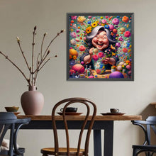 Load image into Gallery viewer, Happy People And Flowers 40*40CM(Canvas) Full Round Drill Diamond Painting
