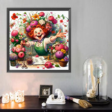 Load image into Gallery viewer, Happy People And Flowers 40*40CM(Canvas) Full Round Drill Diamond Painting
