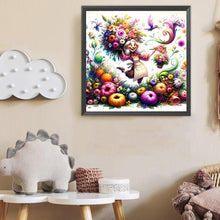 Load image into Gallery viewer, Happy People And Flowers 40*40CM(Canvas) Full Round Drill Diamond Painting
