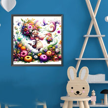 Load image into Gallery viewer, Happy People And Flowers 40*40CM(Canvas) Full Round Drill Diamond Painting
