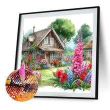 Load image into Gallery viewer, Garden Hut 40*40CM(Canvas) Full Round Drill Diamond Painting

