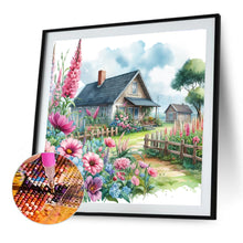 Load image into Gallery viewer, Garden Hut 40*40CM(Canvas) Full Round Drill Diamond Painting
