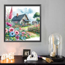 Load image into Gallery viewer, Garden Hut 40*40CM(Canvas) Full Round Drill Diamond Painting
