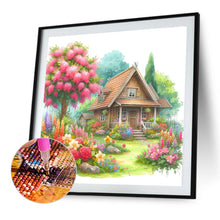 Load image into Gallery viewer, Garden Hut 40*40CM(Canvas) Full Round Drill Diamond Painting
