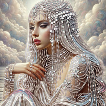 Load image into Gallery viewer, Gorgeous And Elegant Lady 30*30CM(Canvas) Partial Special Shaped Drill Diamond Painting
