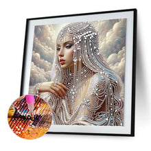 Load image into Gallery viewer, Gorgeous And Elegant Lady 30*30CM(Canvas) Partial Special Shaped Drill Diamond Painting
