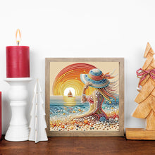 Load image into Gallery viewer, Gorgeous And Elegant Lady 30*30CM(Canvas) Partial Special Shaped Drill Diamond Painting
