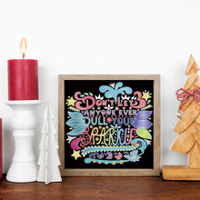 Load image into Gallery viewer, Good Wishes In English 30*30CM(Canvas) Partial Special Shaped Drill Diamond Painting
