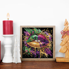Load image into Gallery viewer, Leopard Lips 30*30CM(Canvas) Partial Special Shaped Drill Diamond Painting
