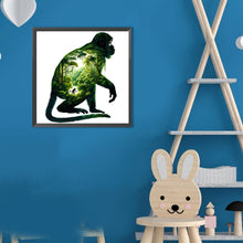 Load image into Gallery viewer, Monkey 30*30CM(Canvas) Full Round Drill Diamond Painting
