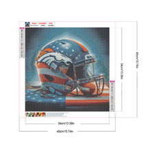 Load image into Gallery viewer, Denver Broncos Team Helmet 40*40CM(Canvas) Full Round Drill Diamond Painting
