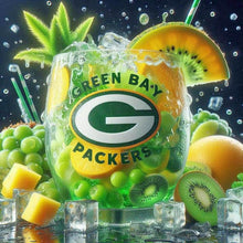 Load image into Gallery viewer, Green Bay Packers Team Drink 40*40CM(Canvas) Full Round Drill Diamond Painting
