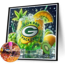 Load image into Gallery viewer, Green Bay Packers Team Drink 40*40CM(Canvas) Full Round Drill Diamond Painting

