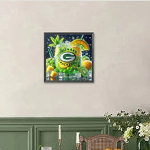 Load image into Gallery viewer, Green Bay Packers Team Drink 40*40CM(Canvas) Full Round Drill Diamond Painting
