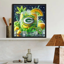 Load image into Gallery viewer, Green Bay Packers Team Drink 40*40CM(Canvas) Full Round Drill Diamond Painting
