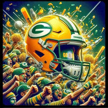 Load image into Gallery viewer, Green Bay Packers Team 40*40CM(Canvas) Full Round Drill Diamond Painting

