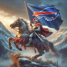 Load image into Gallery viewer, Buffalo Bills Team 40*40CM(Canvas) Full Round Drill Diamond Painting
