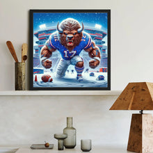 Load image into Gallery viewer, Buffalo Bills Team 40*40CM(Canvas) Full Round Drill Diamond Painting
