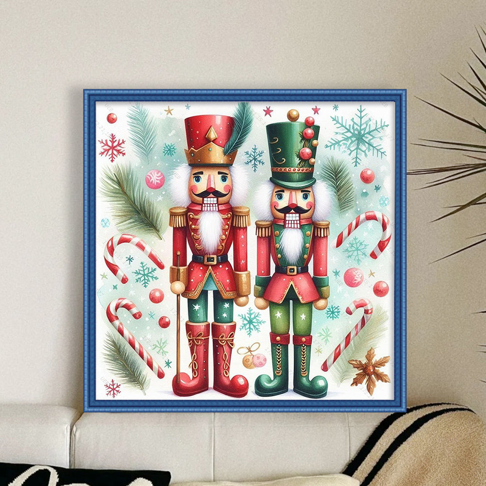 Nutcracker - Full 11CT Counted Cross Stitch 45x45CM - Yishu