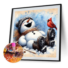 Load image into Gallery viewer, Snowman 40*40CM(Canvas) Full Round Drill Diamond Painting
