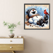 Load image into Gallery viewer, Snowman 40*40CM(Canvas) Full Round Drill Diamond Painting

