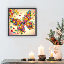 Load image into Gallery viewer, Butterfly 30*30CM(Canvas) Partial Special Shaped Drill Diamond Painting
