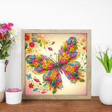 Load image into Gallery viewer, Butterfly 30*30CM(Canvas) Partial Special Shaped Drill Diamond Painting
