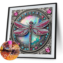 Load image into Gallery viewer, Dragonfly 30*30CM(Canvas) Partial Special Shaped Drill Diamond Painting
