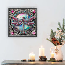 Load image into Gallery viewer, Dragonfly 30*30CM(Canvas) Partial Special Shaped Drill Diamond Painting
