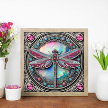 Load image into Gallery viewer, Dragonfly 30*30CM(Canvas) Partial Special Shaped Drill Diamond Painting
