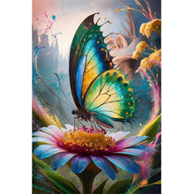 Load image into Gallery viewer, Flower Butterfly 40*60CM(Canvas) Full Round Drill Diamond Painting
