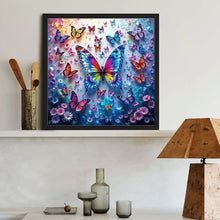 Load image into Gallery viewer, Butterfly 40*40CM(Canvas) Full Round Drill Diamond Painting
