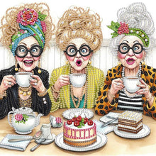 Load image into Gallery viewer, Funny Grandma 30*30CM(Canvas) Partial Special Shaped Drill Diamond Painting
