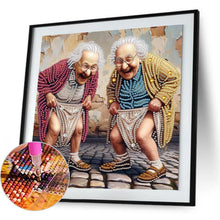 Load image into Gallery viewer, Funny Grandma 30*30CM(Canvas) Partial Special Shaped Drill Diamond Painting

