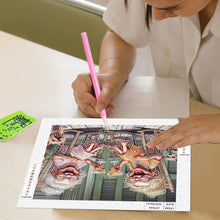 Load image into Gallery viewer, Funny Grandma 30*30CM(Canvas) Partial Special Shaped Drill Diamond Painting
