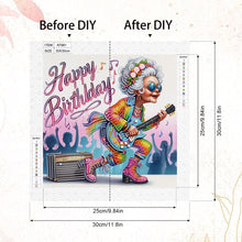 Load image into Gallery viewer, Funny Grandma 30*30CM(Canvas) Partial Special Shaped Drill Diamond Painting
