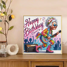 Load image into Gallery viewer, Funny Grandma 30*30CM(Canvas) Partial Special Shaped Drill Diamond Painting
