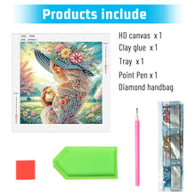 Load image into Gallery viewer, Elegant Woman 30*30CM(Canvas) Partial Special Shaped Drill Diamond Painting
