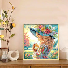 Load image into Gallery viewer, Elegant Woman 30*30CM(Canvas) Partial Special Shaped Drill Diamond Painting
